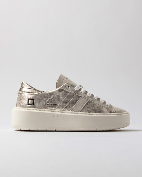 D.a.t.e. Hill Low Platform Stardust Platinum