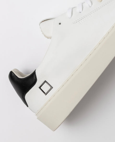 D.a.t.e. Levante Calf White-Black