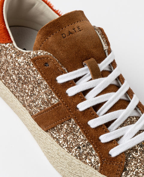 D.a.t.e. Hill Low Glitter Bronze