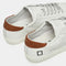 D.a.t.e. Hill Low Vintage Calf White-Cuoio