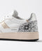 D.a.t.e. Court 2.0 Vintage Calf White-Silver