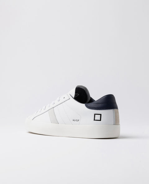D.a.t.e. Hill Low Calf White-Blue
