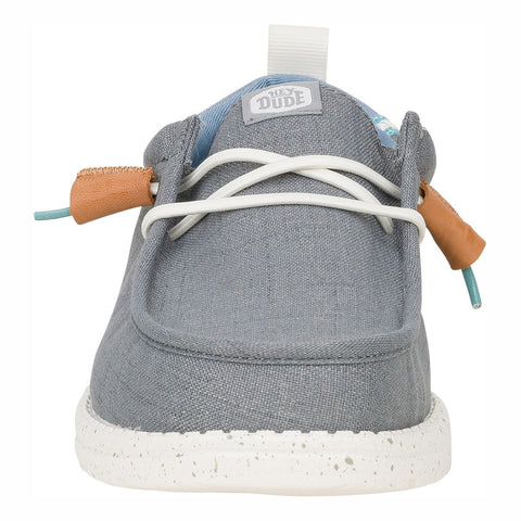 Hey Dude Wally Craft Linen Monument Grey/Faded Denim