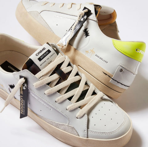 Crime London Sk8 Deluxe Camo Yellow