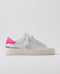 D.a.t.e. Sonica Calf White-Fuxia