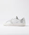D.a.t.e. Hill Low Calf White-Silver