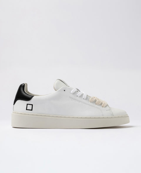 D.a.t.e. Levante Calf White-Black