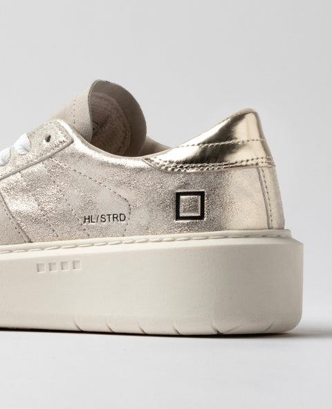 D.a.t.e. Hill Low Platform Stardust Platinum