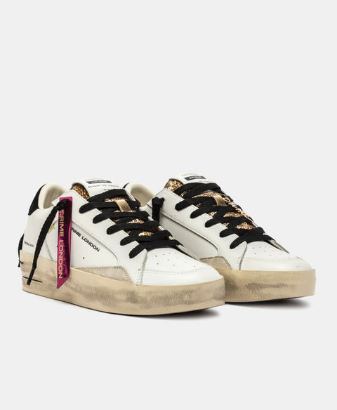 Crime London Sk8 Deluxe Wedge Satin Spell