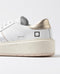 D.a.t.e. Hill Low Platform Calf White-Laminated