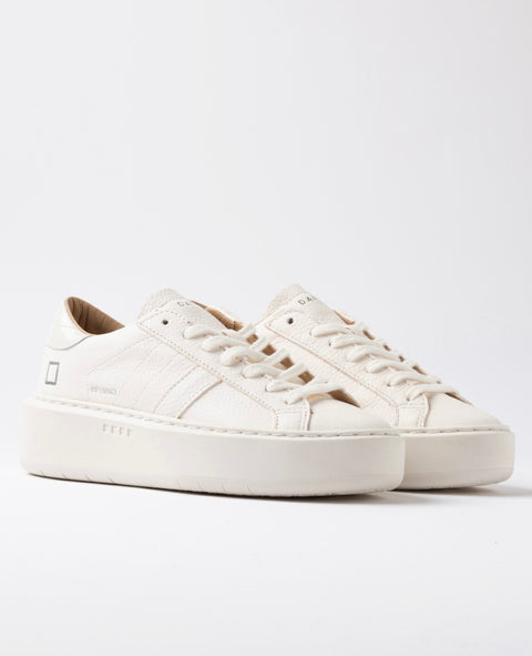 D.a.t.e. Hill Low Platform Mono Milk