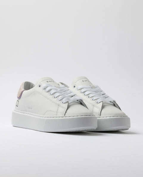 D.a.t.e. Sfera Calf White-Rose