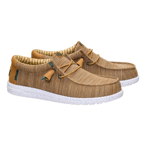 Hey Dude Wally Stretch Sox Bone Brown/Multi