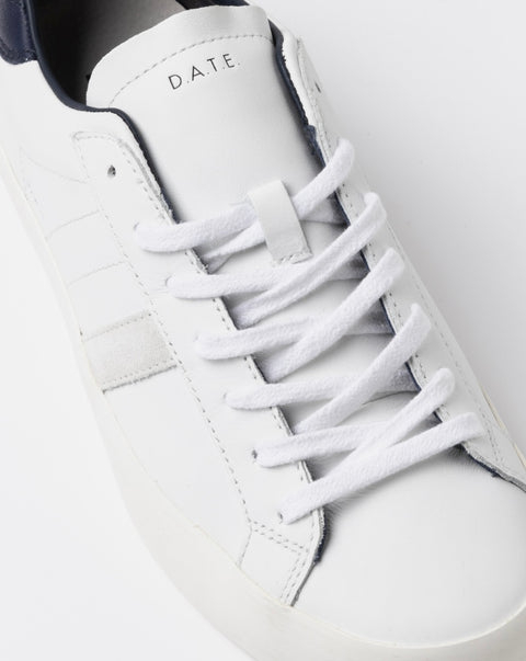 D.a.t.e. Hill Low Calf White-Blue