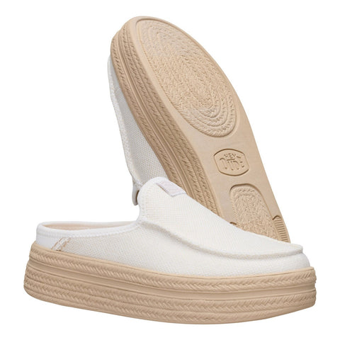 Hey Dude Austin Lift Espadrille Woven Egret