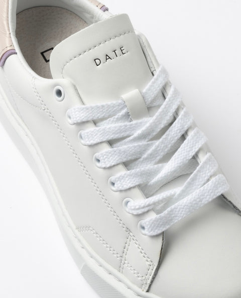 D.a.t.e. Sfera Calf White-Rose