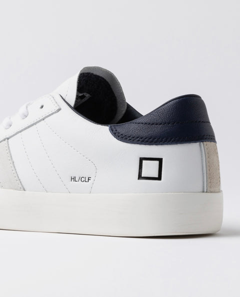 D.a.t.e. Hill Low Calf White-Blue