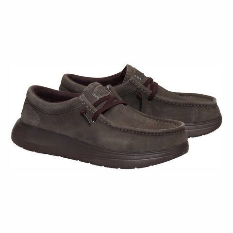 Hey Dude Wally Comf Suede Brown