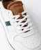 D.a.t.e. Court 2.0 Vintage White-Cuoio