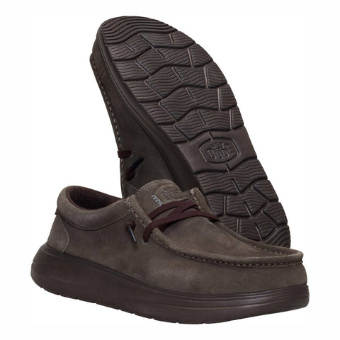 Hey Dude Wally Comf Suede Brown