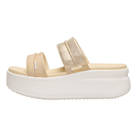 Hey Dude Austin Slide Classic Champagne Metallic