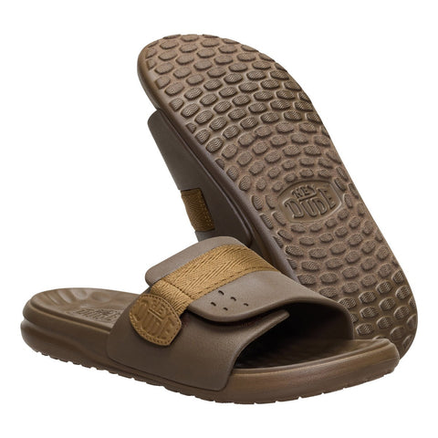 Hey Dude Wave ALT Slide Teak Brown