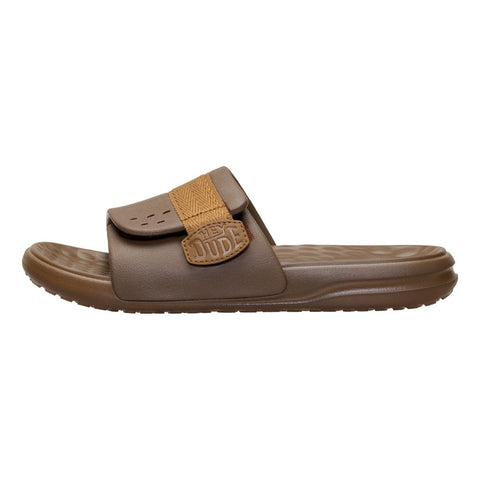 Hey Dude Wave ALT Slide Teak Brown