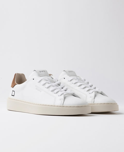D.a.t.e. Levante Calf White-Brown