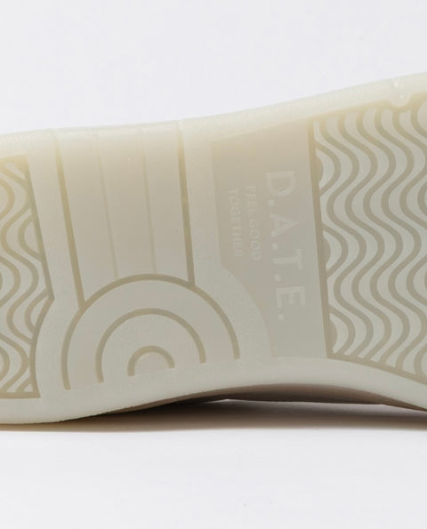 D.a.t.e. Court 2.0 Natural White-Blue