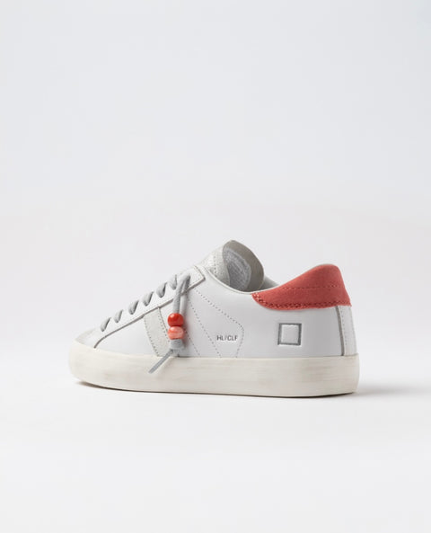 D.a.t.e. Hill Low Calf White-Coral