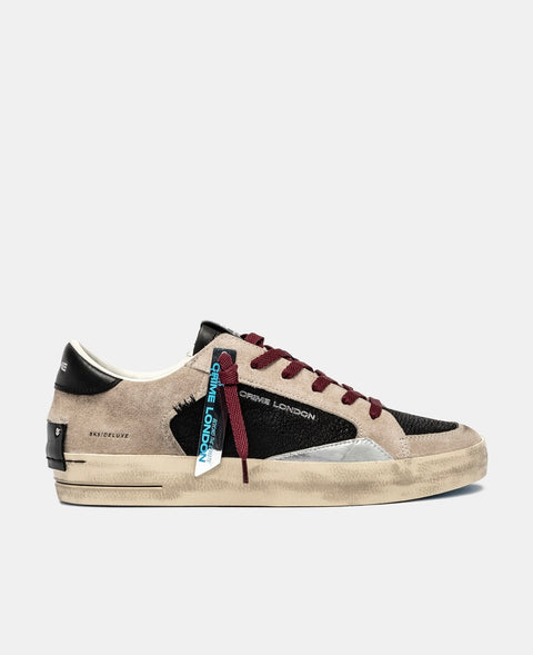 Crime London Sk8 Deluxe Ecru Black