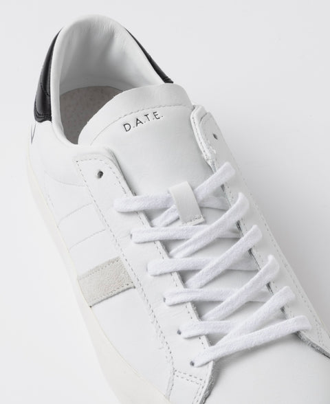 D.a.t.e. Hill Low Calf White-Black