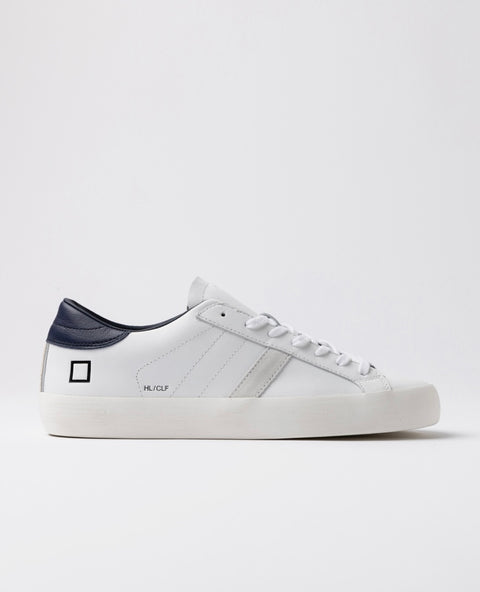 D.a.t.e. Hill Low Calf White-Blue