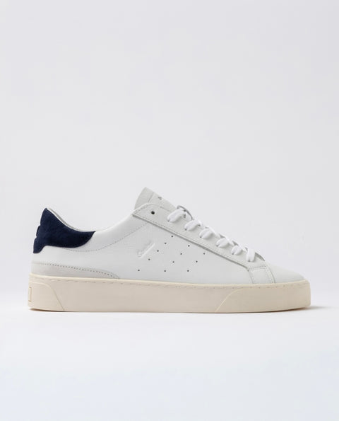D.a.t.e. Sonica Calf White-Blue