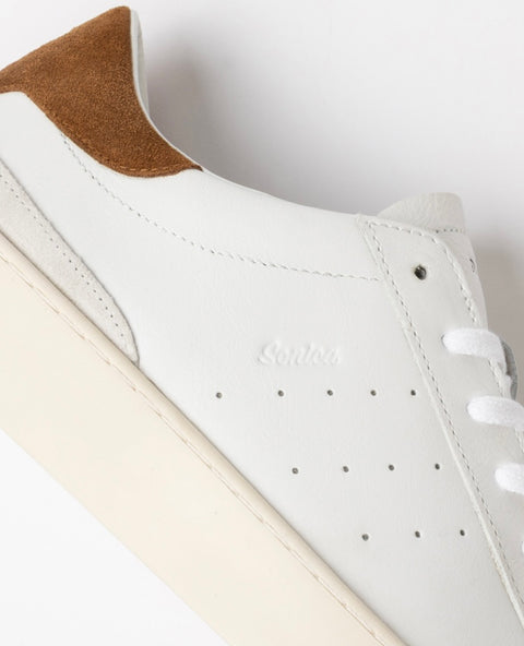 D.a.t.e. Sonica Calf White-Cuoio