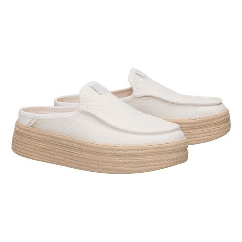 Hey Dude Austin Lift Espadrille Woven Egret
