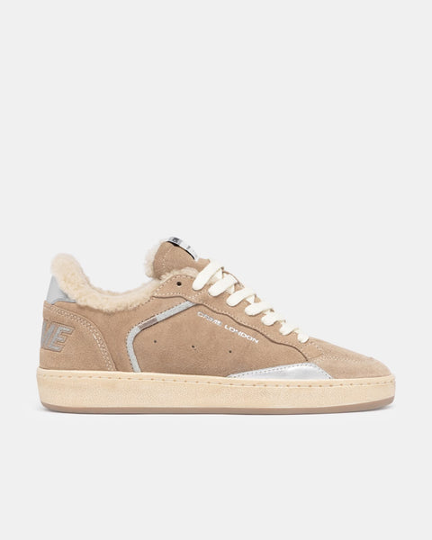 Crime London Chelsea Soft Taupe Furry